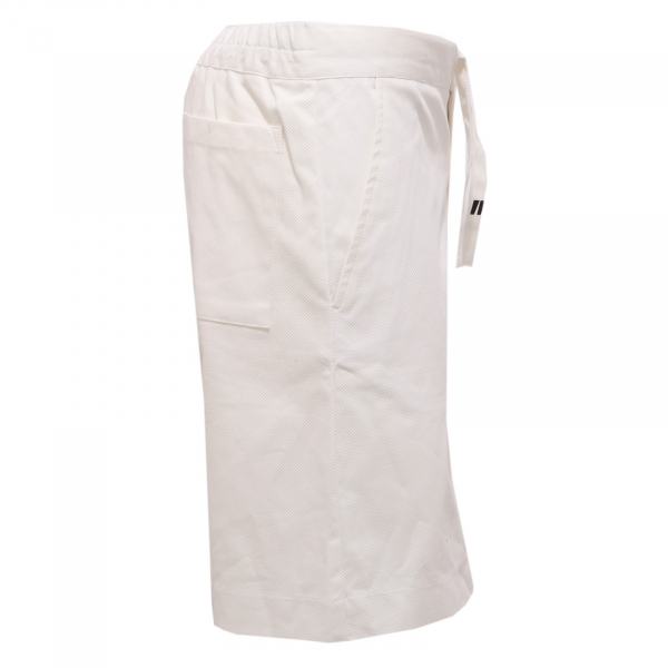 0306AB  bermuda uomo HOMME COUTURE  DANIELE ALESSANDRINI white cotton short pant