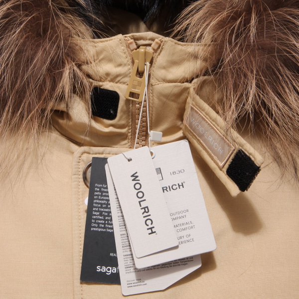 0306AC giubbotto uomo WOOLRICH ARTIC PARKA beige  jacket men