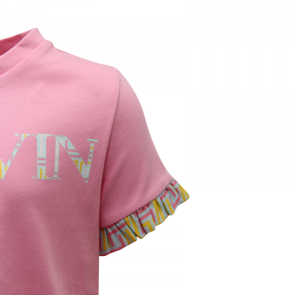 0310AR maglia bimba LANVIN PARIS girl kids t-shirt pink