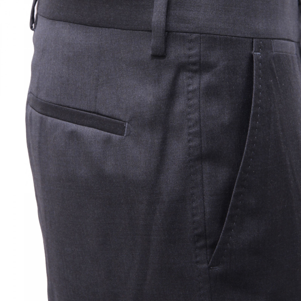 0329AF pantalone uomo DOLCE & GABBANA blue wool trouser man