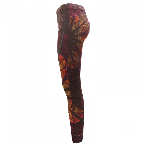 0359Q LEGGINGS F**K ciniglia fantasia pantalone donna trouser woman