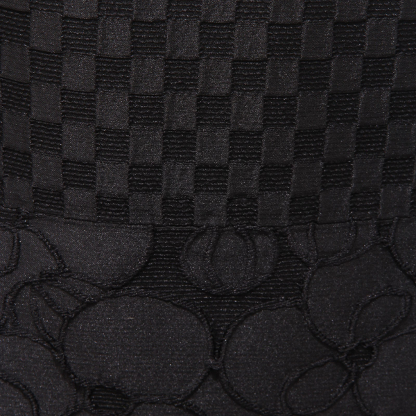 0361AF gonna donna MAXMARA black embroidered skirt woman