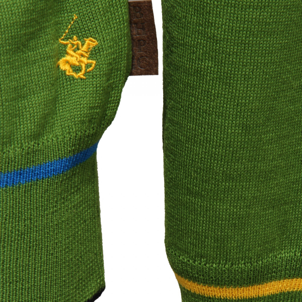 0363AA lupetto uomo BEVERLY HILLS POLO CLUB mix wool sweater man