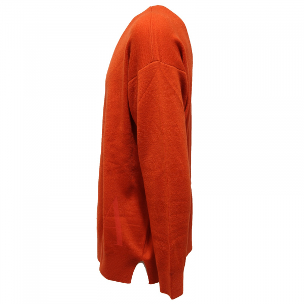 0365Z maglione uomo EMPORIO ARMANI orange mix wool sweater man