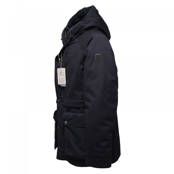 0379AC giubbotto uomo WOOLRICH TETON ANORAK blue jacket men