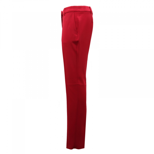 0387AE pantalone donna MAXMARA STUDIO red cherry trouser woman