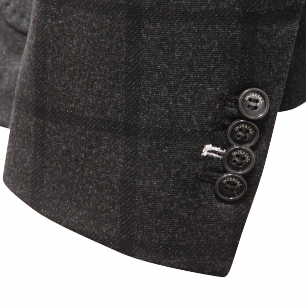 0399AU giacca uomo IMPERIAL man check jacket grey