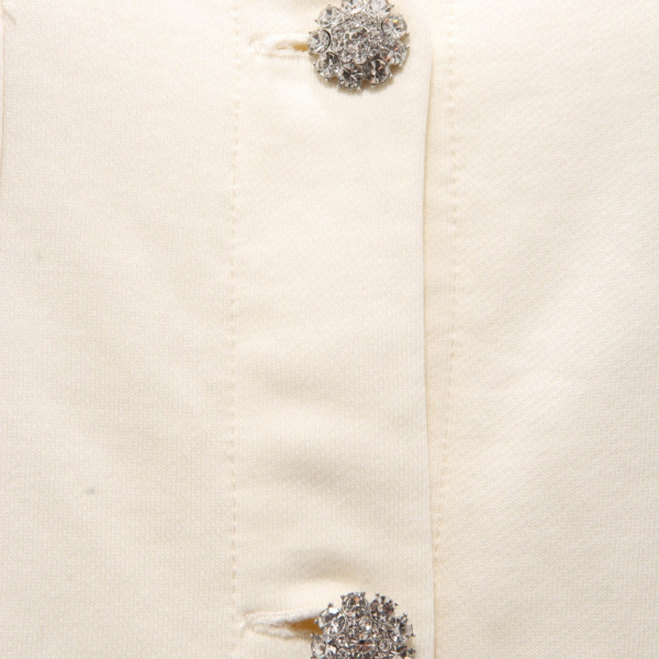 0411AI giacca in felpa donna SUN 68 women jacket cotton off white