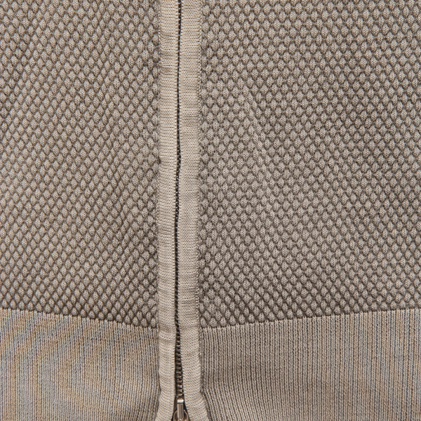 0413AA cardigan uomo ELEVENTY GARMENT DYED cotton dove grey sweater man