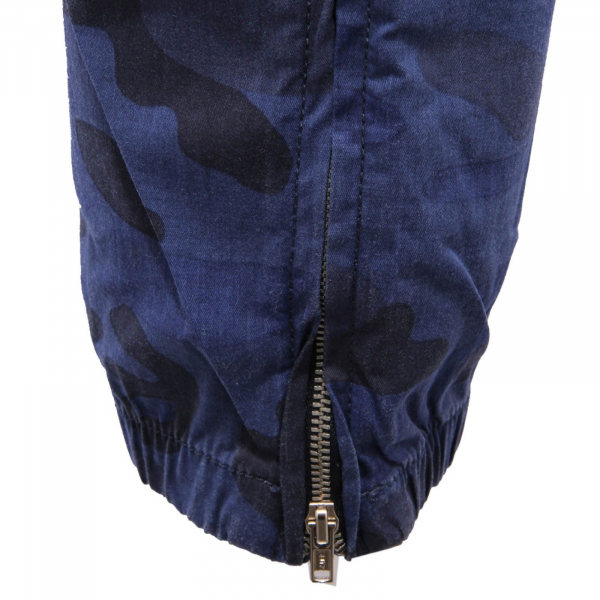 0414AH pantalone cargo uomo HYDROGEN blue camouflage trouser man