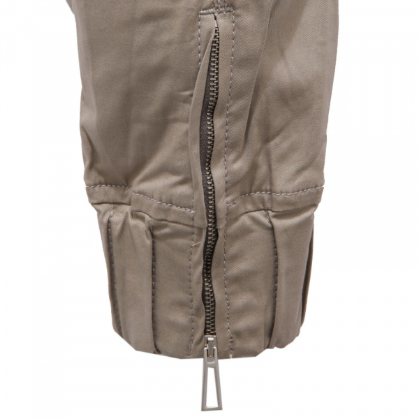 0441AH pantalone cargo uomo HOSIO beige cotton trouser man