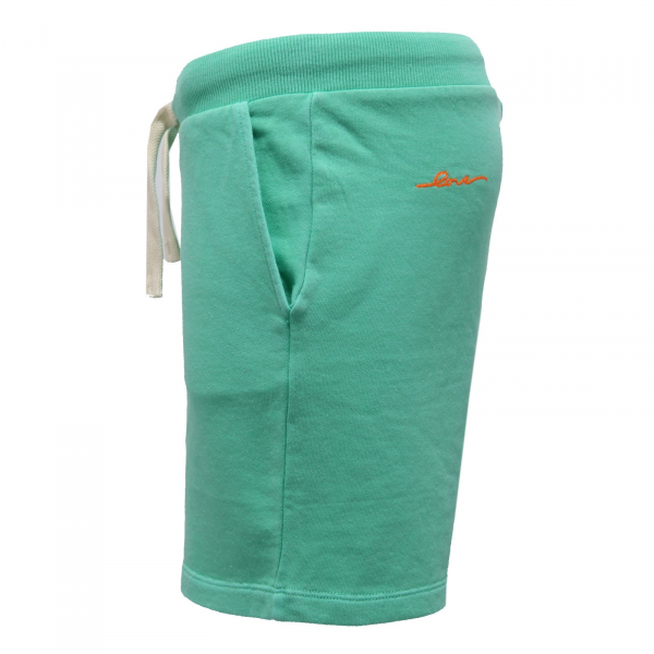 0455AB bermuda tuta donna SUN 68 green sweatpant shorts woman