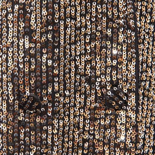 0456AG giacca donna IMPERIAL black/bronze paillettes jacket woman