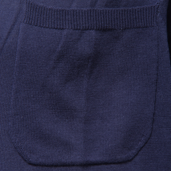 0460AA cardigan giacca uomo HOSIO light cotton blue sweater man