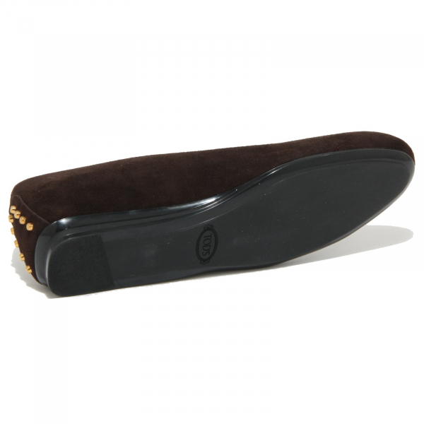0476O ballerina TOD'S marrone scarpe ballerine donna shoes women