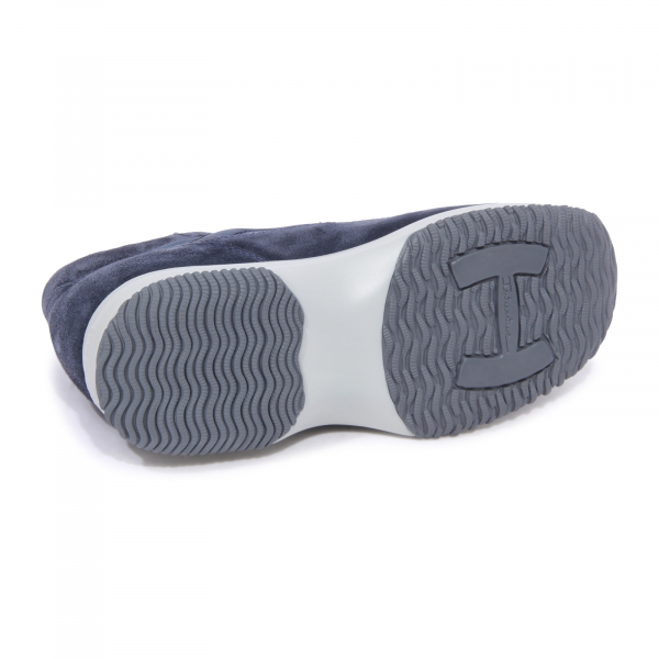 0479AS sneaker uomo HOGAN INTERACTIVE man vintage effect shoes blue