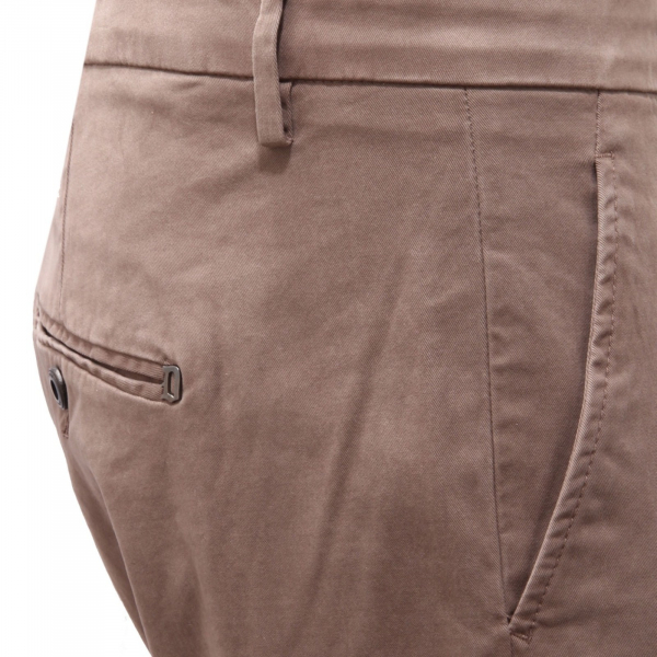 0503AL pantalone uomo DONDUP GAUBERT man cotton blend trouser light brown