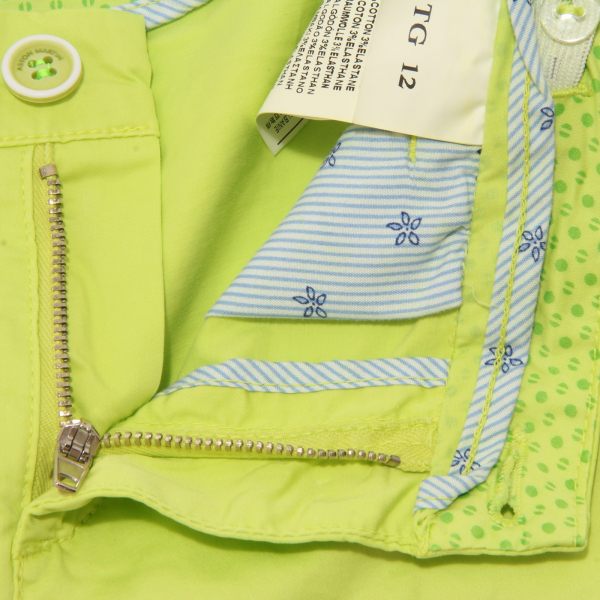 0552T bermuda bimbo ASTON MARTIN VITTOFI verde lime short pant kid