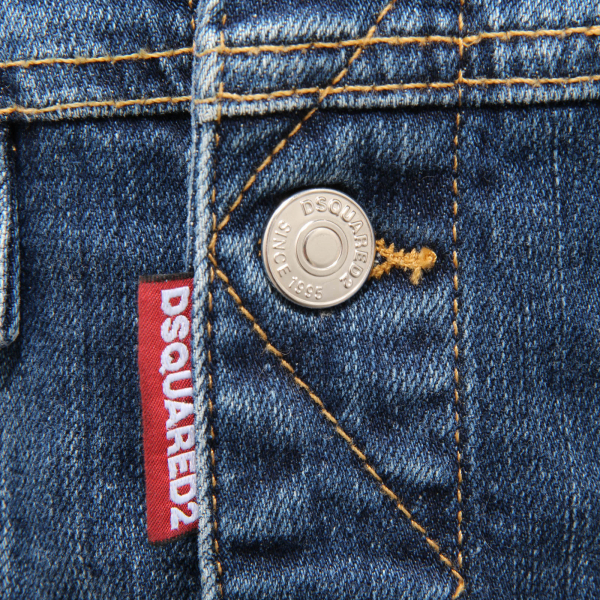0577AO giacca jeans bimbo DSQUARED2 boy kid denim jacket