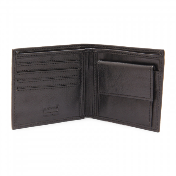 0579AZ PORTAFOGLIO UOMO LEVI'S MAN 11X10 CM WALLET BLACK