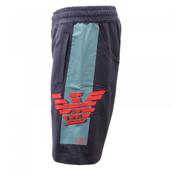 0612AE bermuda uomo EMPORIO ARMANI blue cotton shorts man
