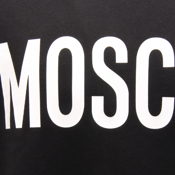 0612AQ felpa uomo MOSCHINO COUTURE man swatshirt black 