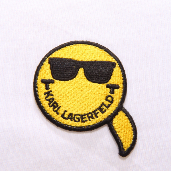 0614AV MAGLIA UOMO KARL LAGERFELD SMILEY WORLD MAN T-SHIRT