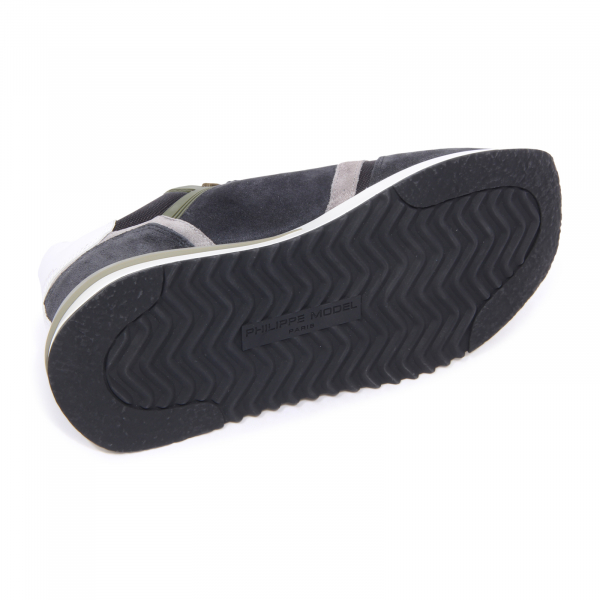 0639AU sneaker uomo PHILIPPE MODEL TROPEZ man shoes blue/green