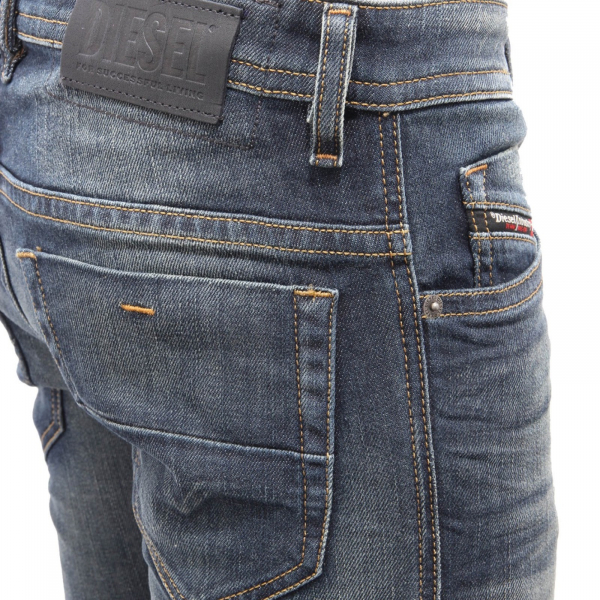 0646AI jeans uomo DIESEL THOMMER men denim blue trouser slim fit