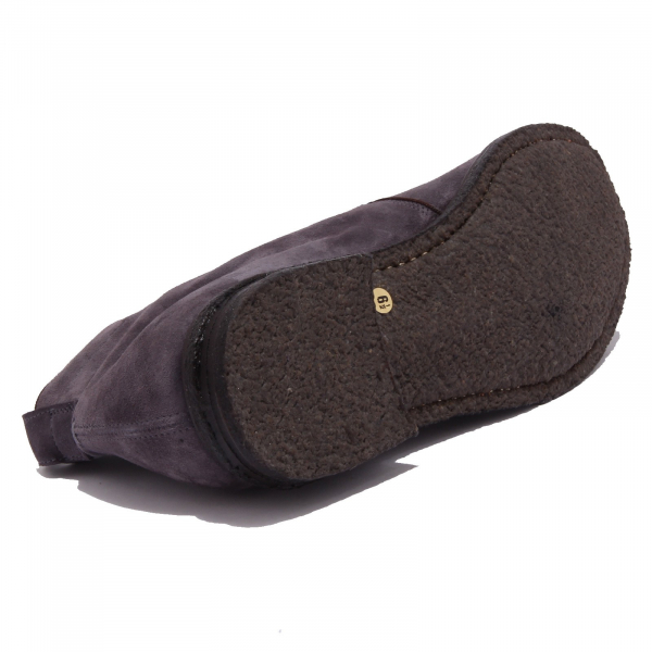 0662AB polacchino uomo CORVARI suede SFUMATO BLENDED color grey shoes men