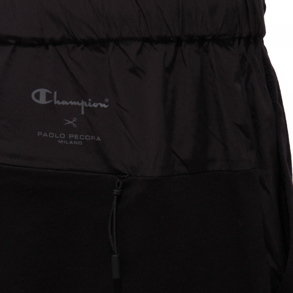 bermuda uomo PAOLO PECORA FOR CHAMPION black pantalone corto shorts man