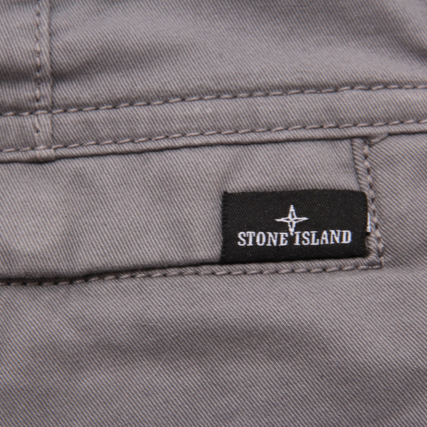 0683AD pantalone bimbo boy STONE ISLAND grey cotton trouser