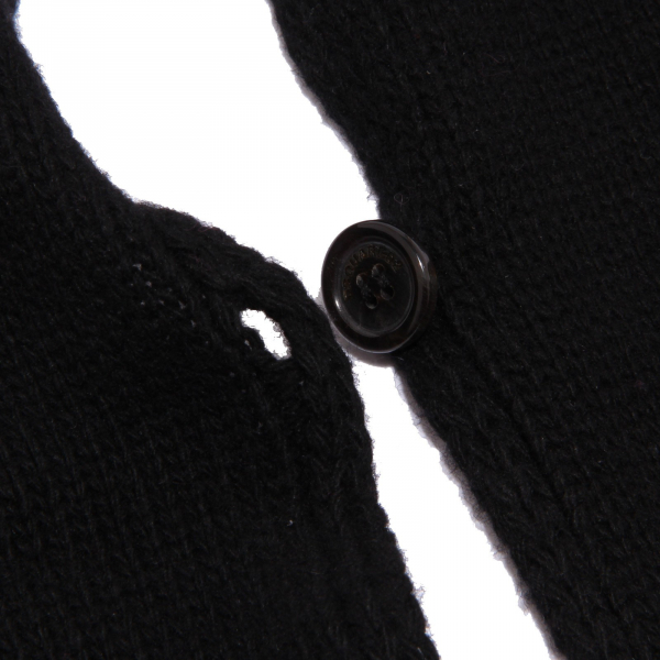 0710R collo sciarpa girl DSQUARED D2 black wool scarf bimba
