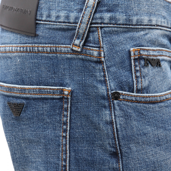 0734AM jeans uomo EMPORIO ARMANI J10 man denim trousers