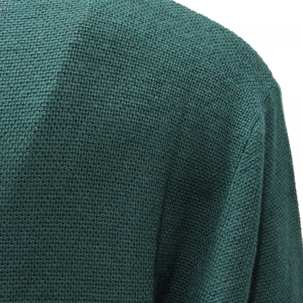 0748AG maglione uomo WOOL & CO green wool blend sweater man