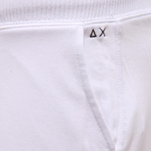 0759K pantalone donna tuta SUN 68 white cotton women trouser sweatpant