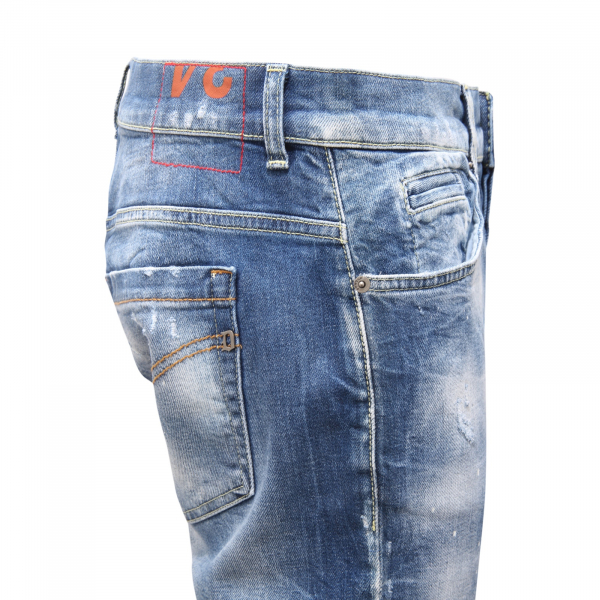 0775AT jeans uomo DONDUP GEORGE SKINNY FIT man trousers