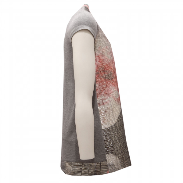 0802AD abito bimba girl SIMONETTA grey multicolor dress kids