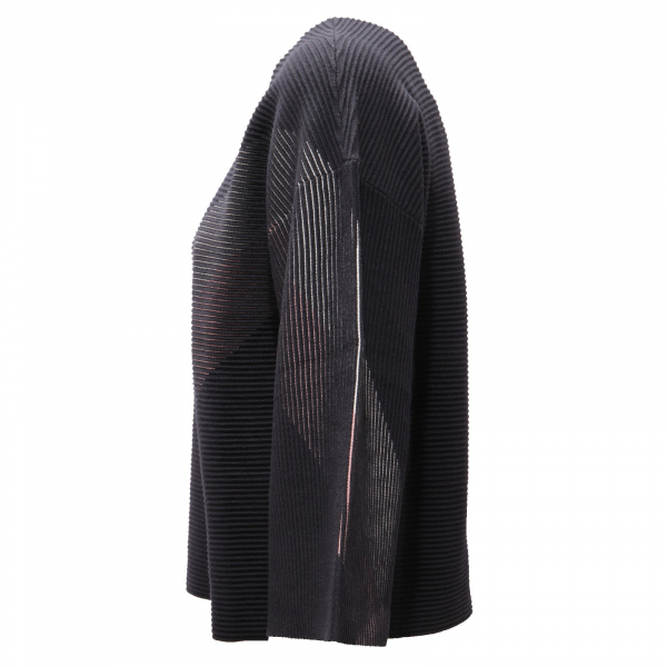 0822AF maglione oversize donna EMPORIO ARMANI dark blue sweater woman