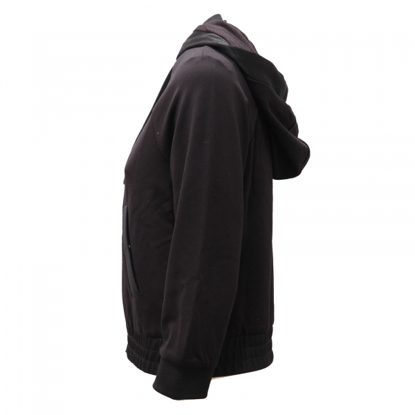 0827AF felpa donna EMPORIO ARMANI black sweatshirt woman