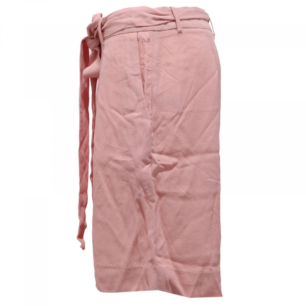 0864AB gonna pantalone donna SUN 68 viscose culottes pink skirt culotte woman