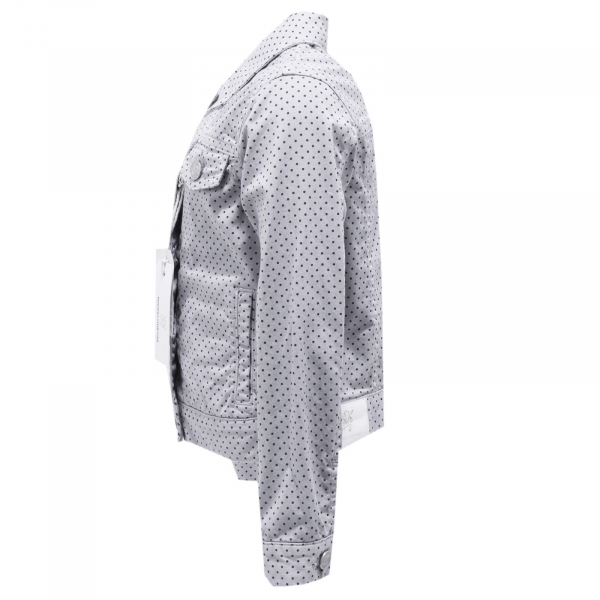 0864T giubbotto cotone girl MAURO GRIFONI glicine/nero jacket bimba