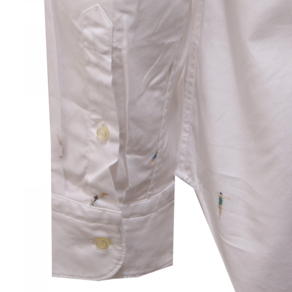 0870AG camicia uomo GMF 965 white cotton shirt men