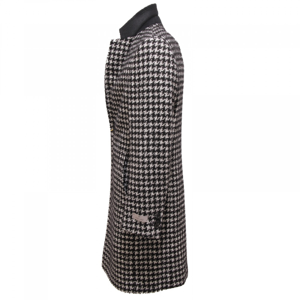 0871V cappotto uomo CANALI giacca lana wool black/white jacket coat men