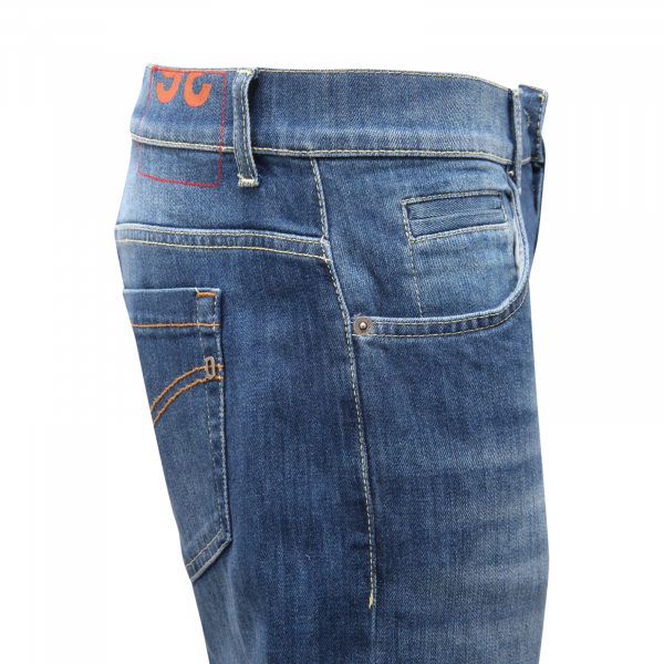0908AT jeans uomo DONDUP GEORGE SKINNY FIT man trousers