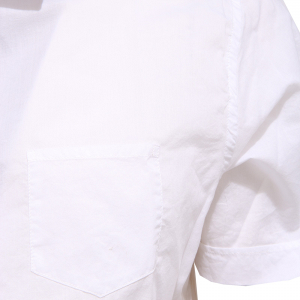 0925K camicia uomo MESSAGERIE cotton white shirt man