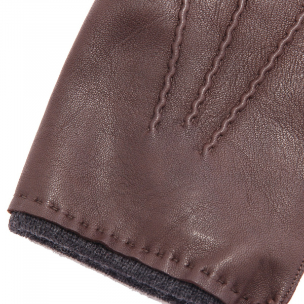 0935AL guanti uomo ORCIANI man leather gloves brown