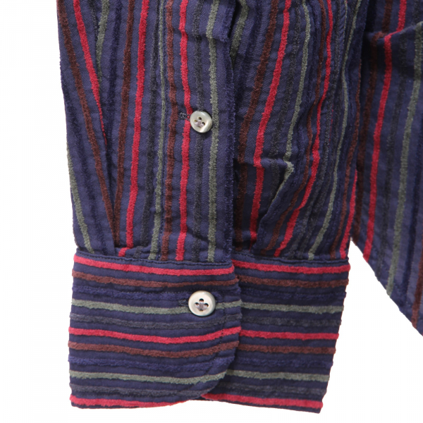 0942AG camicia uomo BAGUTTA blue/multicolor slim fit shirt man