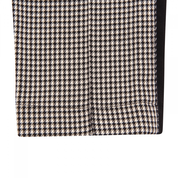 0944AQ pantalone bimba MONNALISA girl kids trousers black/white