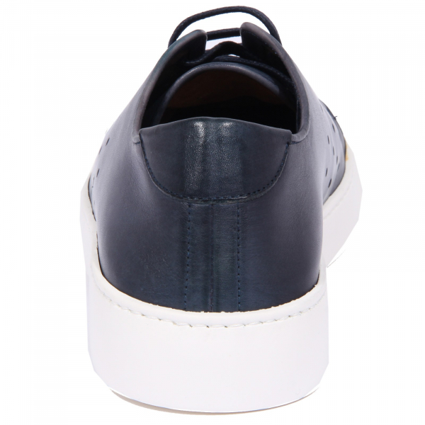 0951J sneaker uomo blue CARACCIOLO 1971 forata perforated vintage shoe man